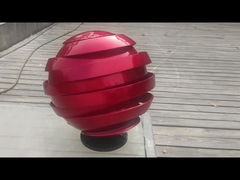 आधुनिक स्टेनलेस स्टील मूर्तिकला, चित्रित स्टेनलेस स्टील सार मूर्तिकला