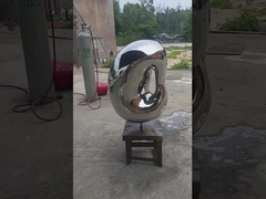 स्टेनलेस स्टील के छोटे से बगीचे मूर्तिकला, होटल के लिए 1.0 मीटर ऊंचाई इनडोर गहने