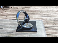 आधुनिक छोटे स्टेनलेस स्टील आंतरिक आभूषण मूर्तिकला